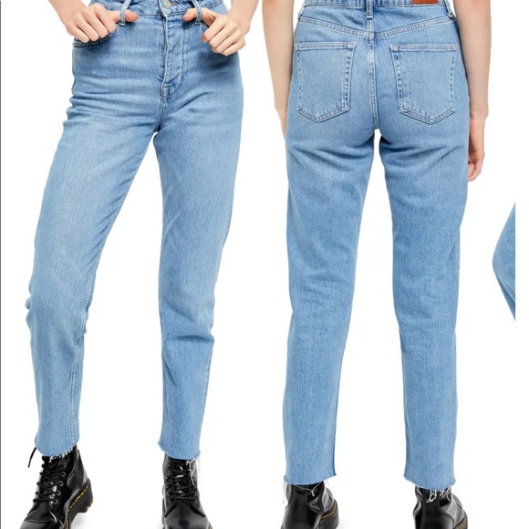 Urban Outfitters High Rise Straight Leg Jeans - Picture 2 of 15